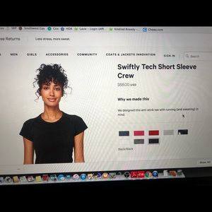 Lululemon swiftly tech short sleeve crew